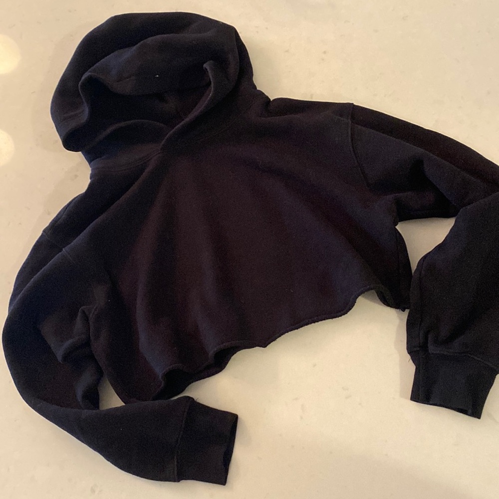 Black Tna cropped sweatshirt. Size small
